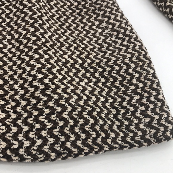 Vintage 90’s Luisa Spagnoli Boucle Knit Faux Fur Structured Blazer Jacket - Picture 11 of 16